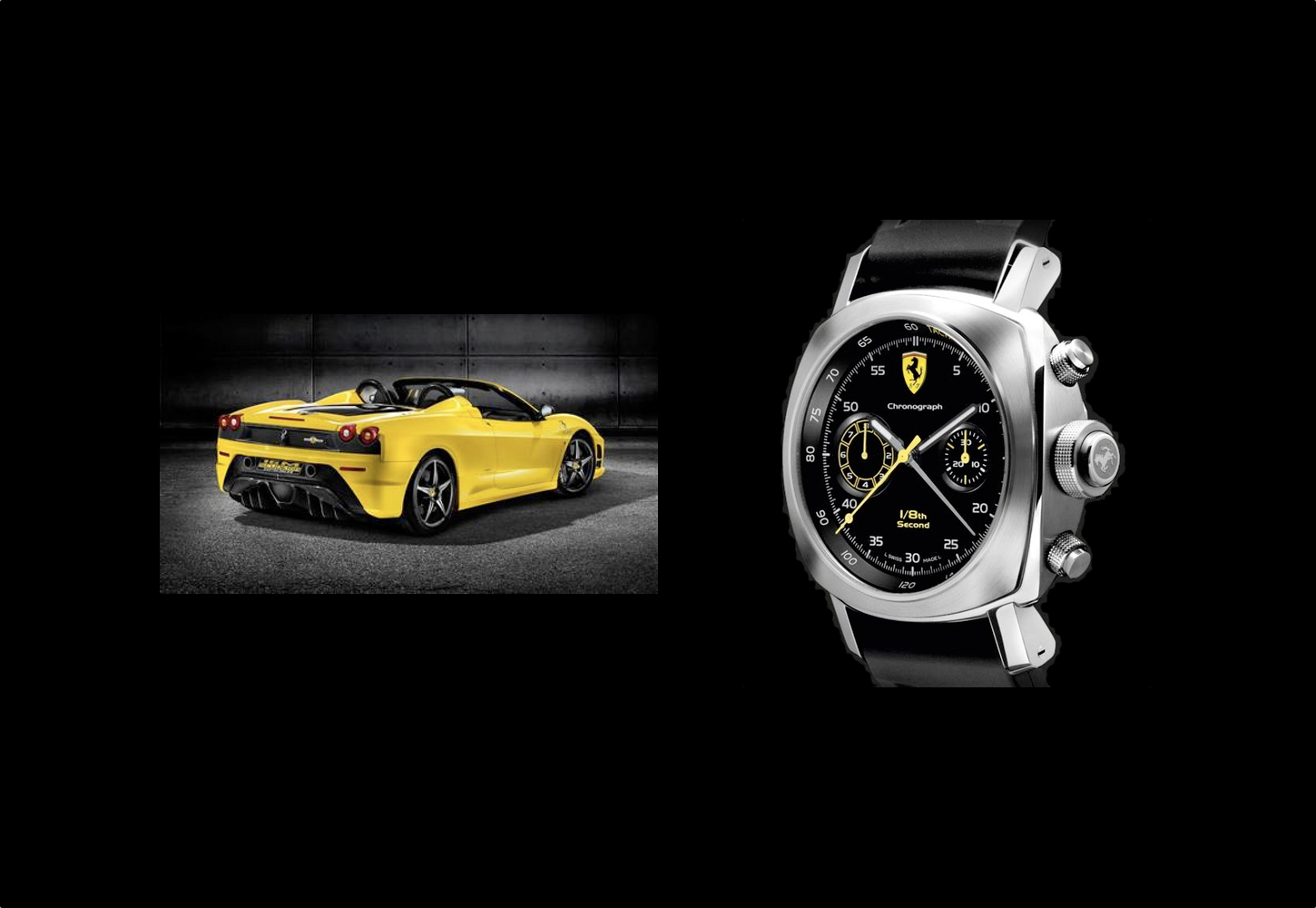 Ferrari Scuderia Spider and Wristwatch