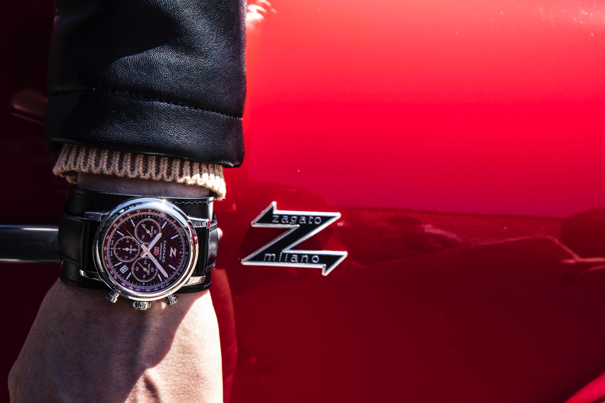 Mille Miglia Classic Chronograph-Zagato 100th Anniversary Edition cover wristshot