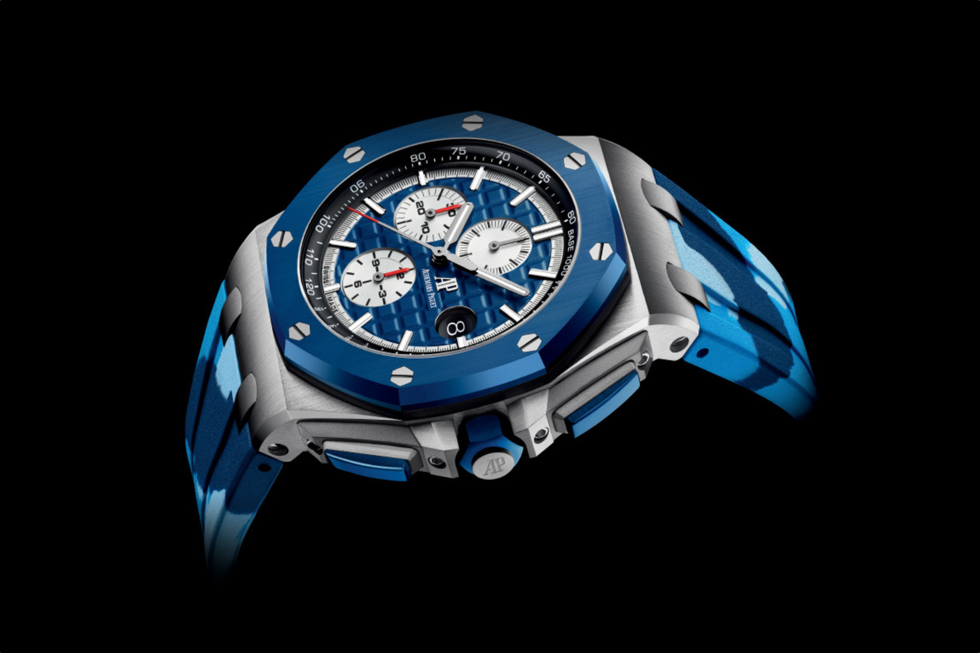 Royal Oak Offshore Chronograph Blue Camouflage Ref. 26400SO.OO.A335CA.01