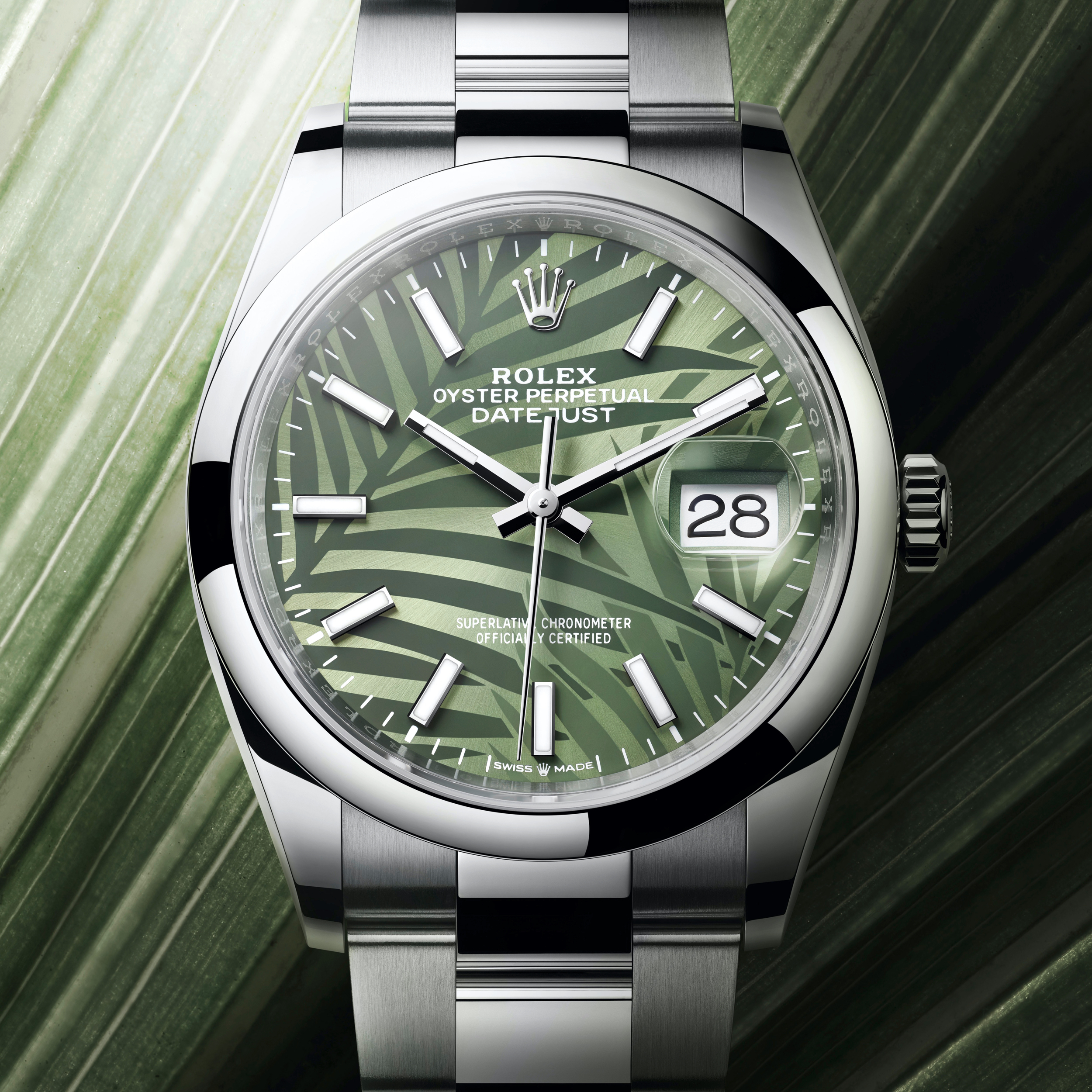 The Rolex Datejust with Olive Green dial