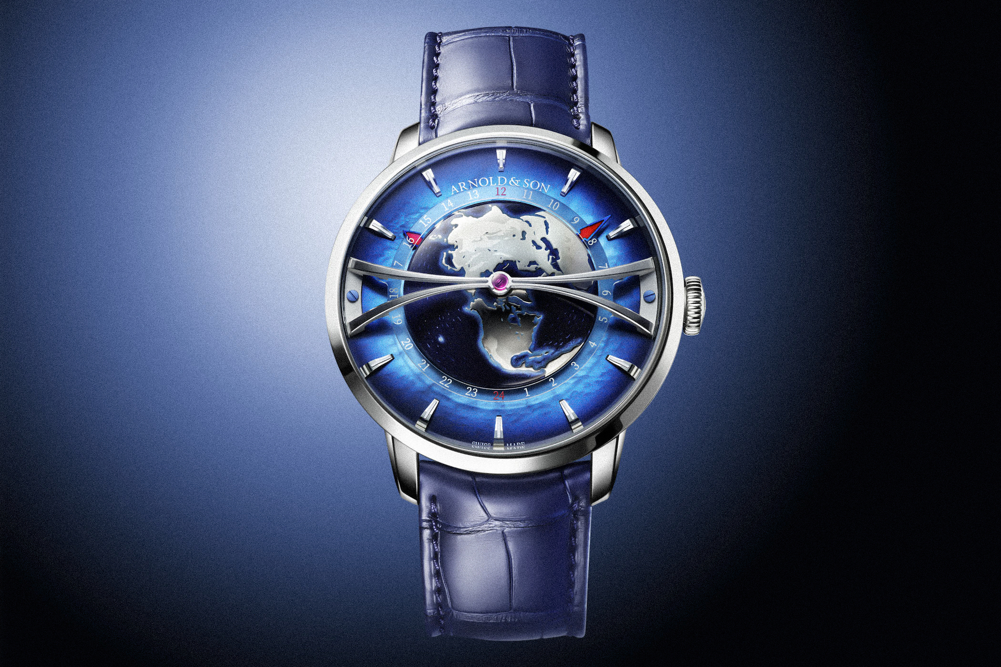 Arnold and Son Globetrotter Platinum Limited Edition